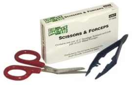 Acme-United Corporation 4" X 0.625" X 2.125" Red Stainless Steel Scissors/Tweezers Acme-United Corporation 4" X 0.625" X 2.125" Red Stainless Steel Scissors/Tweezers