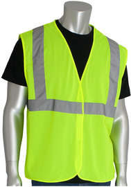 Protective Industrial Products 4X Hi-Viz Yellow Mesh/Polyester Vest