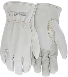 MCR Safety Medium Beige Cowhide Unlined Drivers Gloves