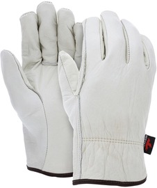 MCR Safety Large Beige Cowhide Unlined Drivers Gloves