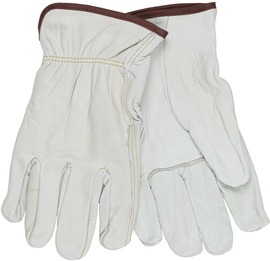 MCR Safety Large Beige Cowhide Unlined Drivers Gloves