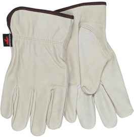 MCR Safety Large Beige Cowhide Unlined Drivers Gloves