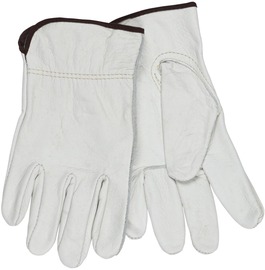 MCR Safety X-Large Beige Cowhide Unlined Drivers Gloves