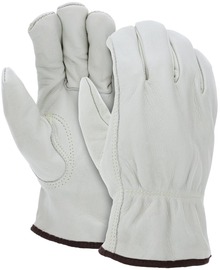 MCR Safety Small Beige Cowhide Unlined Drivers Gloves