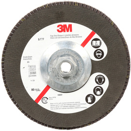 3M™ 4 1/2" 80 Grit Type 27 Flap Disc