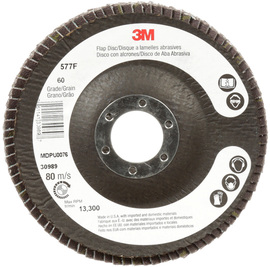 3M™ 4 1/2" X 7/8" 36 Grit Type 27 Flap Disc