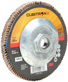 3M™ Cubitron™ II 4 1/2" 60+ Grit Type 27 Flap Disc