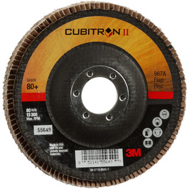 3M™ Cubitron™ II 4 1/2" X 7/8" 80+ Grit Type 29 Flap Disc