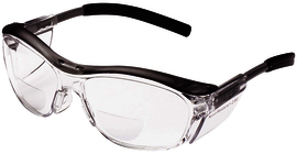 3M™ Nuvo™ 2.5 Diopter Gray Safety Glasses With Clear Anti-Fog Lens