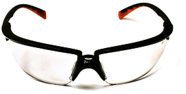 3M™ Privo™ Black Safety Glasses With Clear Anti-Fog Lens