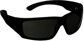 3M™ Maxim™ Black Safety Glasses With Gray Anti-Scratch/Anti-Fog Lens