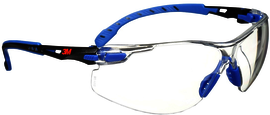 3M™ Solus™ Black Safety Glasses With Clear Anti-Scratch/Anti-Fog Lens