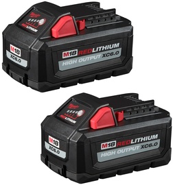 Milwaukee® M18™ REDLITHIUM™ HIGH OUTPUT™ 18 Volt 6 Amp Hour Battery Milwaukee® M18™ REDLITHIUM™ HIGH OUTPUT™ 18 Volt 6 Amp Hour Battery