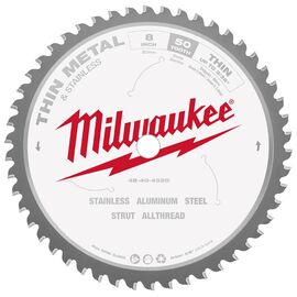 Milwaukee® 8" 50 Teeth Carbide Circular Saw Blade Milwaukee® 8" 50 Teeth Carbide Circular Saw Blade