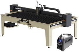RADNOR™ 8' X 4' Cutting Table With RADNOR™ 45A Plasma Cutter And FlashCut® CNC Software RADNOR™ 8' X 4' Cutting Table With RADNOR™ 45A Plasma Cutter And FlashCut® CNC Software