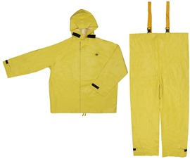 MCR Safety Small Yellow Hydroblast .35 mm Neoprene And Nylon Suit