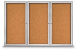 Accuform Signs® 48" X 72" X 2" Cork/Aluminum/Acrylic Enclosed Cork Board Accuform Signs® 48" X 72" X 2" Cork/Aluminum/Acrylic Enclosed Cork Board