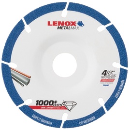 Lenox® 4 1/2" X 1/16" X 7/8" LENOX 60 Grit Diamond Type 27 Cut Off Wheel Lenox® 4 1/2" X 1/16" X 7/8" LENOX 60 Grit Diamond Type 27 Cut Off Wheel