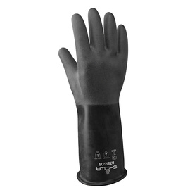 SHOWA™ Small Black Unlined Lined 28 mil Butyl Chemical Resistant Gloves