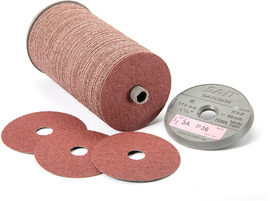 United Abrasives-SAIT 7" Dia X 7/8" Arbor 36 Grit Aluminum Oxide High Performance Fiber Disc