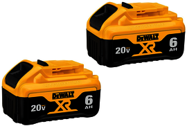 DEWALT® 20 Volt Battery (2 Per Pack) DEWALT® 20 Volt Battery (2 Per Pack)
