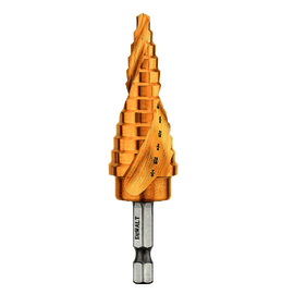 DEWALT® 3/16" X 7/8" Gold Metal Step Drill Bit DEWALT® 3/16" X 7/8" Gold Metal Step Drill Bit