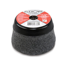 FlexOVit® 4" X 5/8" - 11" Type 11 A16QB Grit HIGH PERFORMANCE™ Aluminum Oxide Resin Cupstone