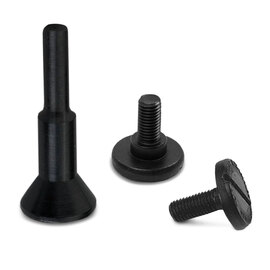 FlexOVit® Steel Mandrel Adapter (For use with small diameter wheels) FlexOVit® Steel Mandrel Adapter (For use with small diameter wheels)