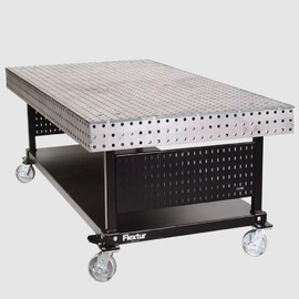 Flextur™ 48" X 96" X 35" Steel Mobile Welding Table Flextur™ 48" X 96" X 35" Steel Mobile Welding Table