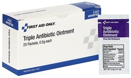Acme-United Corporation 0.9 Gram Packet First Aid Only® Antibiotic Ointment Acme-United Corporation 0.9 Gram Packet First Aid Only® Antibiotic Ointment