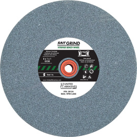 United Abrasives/SAIT 6" GC120 Grit Fine Green Silicon Carbide Bench Grinder Wheel