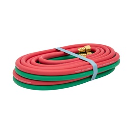 Harris® 1/4" X 20' Red And Green EPDM Twin Hose With BB Hose Fittings Harris® 1/4" X 20' Red And Green EPDM Twin Hose With BB Hose Fittings