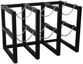 Justrite® Steel 8 Cylinder Rack