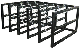 Justrite® Steel 12 Cylinder Rack