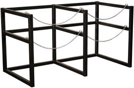 Justrite® Steel 6 Cylinder Rack