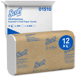 Kimberly-Clark Professional™ Scott® 1-Ply White Folded Towel (200 Per Pack)