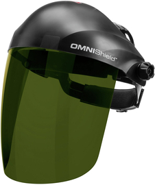 Lincoln Electric® OMNIShield™ Green Shade 5 Polycarbonate Contoured Faceshield Lincoln Electric® OMNIShield™ Green Shade 5 Polycarbonate Contoured Faceshield