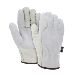 MCR Safety X-Large Beige And Gray Industry Grade Grain Leather Unlined Drivers Gloves