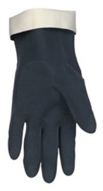 MCR Safety Large Black NeoMax 30 mil Neoprene Chemical Resistant Gloves