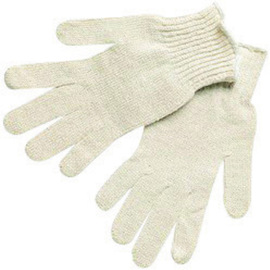 Memphis Glove Natural Medium 7 Gauge Cotton/Polyester General Purpose Gloves Knit Wrist