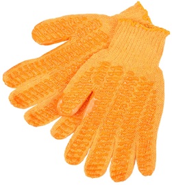 Memphis Glove Orange Medium Acrylic/Polyester General Purpose Gloves With Knit Wrist Cuff