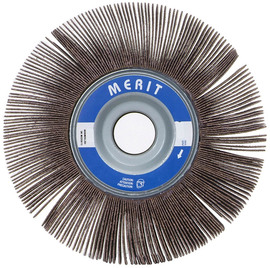 Merit® 4" 80 Grit Coarse Flap Wheel