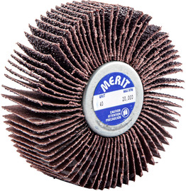 Merit® 3" 40 Grit Extra Coarse Flap Wheel