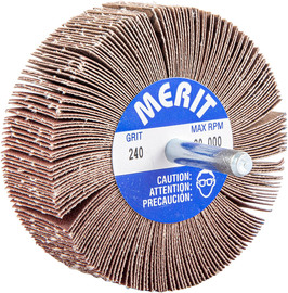 Merit® 3" 240 Grit Very Fine Flap Wheel