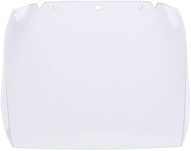 MSA V-Gard® 8" X 17" X .04" Clear Polycarbonate Faceshield MSA V-Gard® 8" X 17" X .04" Clear Polycarbonate Faceshield
