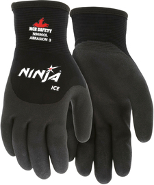 MCR Safety® X-Large Ninja® 15 Gauge Nylon Cut Resistant Gloves With PVC Coated Palm And Over Knuckle