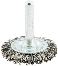 Norton® 1 1/2" X 1/4" SK Gemini Carbon Steel Crimped Wheel Brush Norton® 1 1/2" X 1/4" SK Gemini Carbon Steel Crimped Wheel Brush