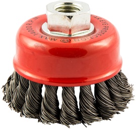 Norton® 2 3/4" X 5/8" Steel/Carbon Standard Knot Cup Brush Norton® 2 3/4" X 5/8" Steel/Carbon Standard Knot Cup Brush