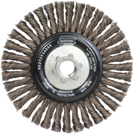 Norton® 4 1/2" Coarse BlueFire Heavy-Duty Wheel Brush