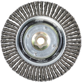 Norton® 6" Coarse BlueFire Heavy-Duty Wheel Brush